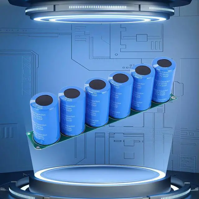 Alt view image 2 of 3 - Automotive Capacitor 16V 83F Ultracapacitor with Protection Board Voltage Regulator Rectifier Accessories