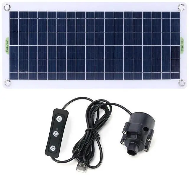 Main image of 19W 800L/H Fountain Panel Pump with Adjustment Switch PET Solar Power Panel Water Pump Solar Panel Water Pump Kits for Fish Tank