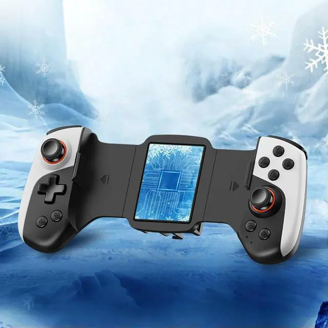 Alt view image 2 of 3 - 2 in 1 Mobile Phone Controller Type C Cooling Wireless Mobile Gaming Controller Dual Joystick for Android Phone Switch