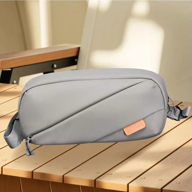 Alt view image 2 of 3 - Carrying Case with Mesh Pocket Crossbody Shoulder Chest Pouch Splashproof Travel Bag for Switch/ROG Ally X/PS Portal/Steam Deck