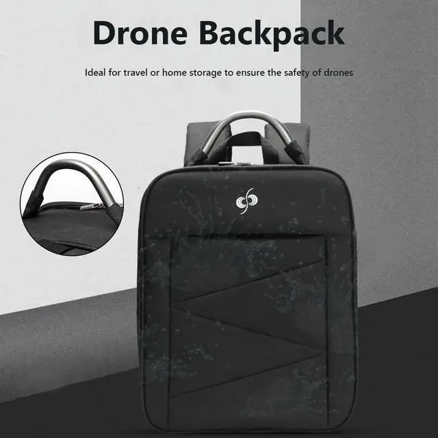 Alt view image 2 of 3 - Waterproof Storage Backpack Bag Large Backpack Glasses Carrying Pouch for FPV Combo Drone Goggles V2 Controller