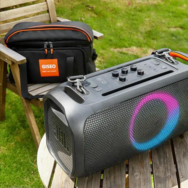 Alt view image 2 of 3 - Waterproof Wireless Speaker Case with Handle Oxford Cloth Protection Speaker Storage Adjustable Strap for JBL PARTYBOX ON-THE-GO