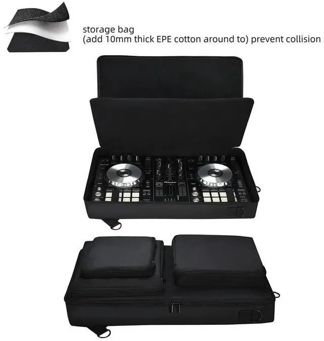 Alt view image 3 of 3 - DJ Controller Shoulder Bag Shockproof Shoulder Bag Backpack Adjustable Shoulder Strap for Pioneer DDJ- SR2 2023/ DDJ- SR 1st Gen