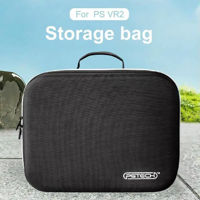 Alt view image 3 of 3 - Crossbody Handbag Shockproof Protective Cover Bag Organizer Portable Carrying Storage Bag Glasses Handle for PS VR2 Accessories