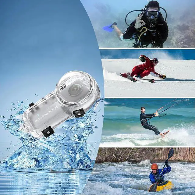 Alt view image 3 of 3 - Waterproof Case Diving Case Underwater Diving Housing Shell for X4 Accessories