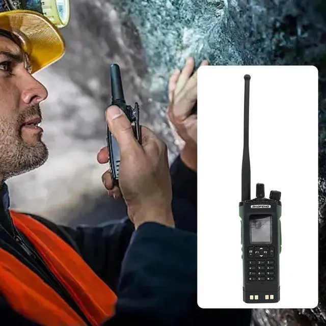 Alt view image 3 of 3 - GPS Dual Mode Walkie Talkie 2500mAh Outdoor Mountaineering Walkie Talkie Handheld Digital Walkie-Talkie for Outdoor Climbing