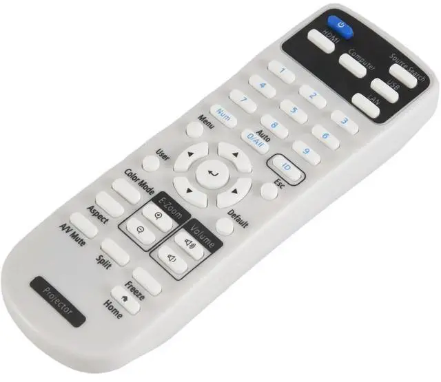 Alt view image 7 of 7 - Replacement Projector Remote Control 219863500 for Epson BrightLink 725Wi/1485Fi,EX3280, EX9230, Home Cinema 880