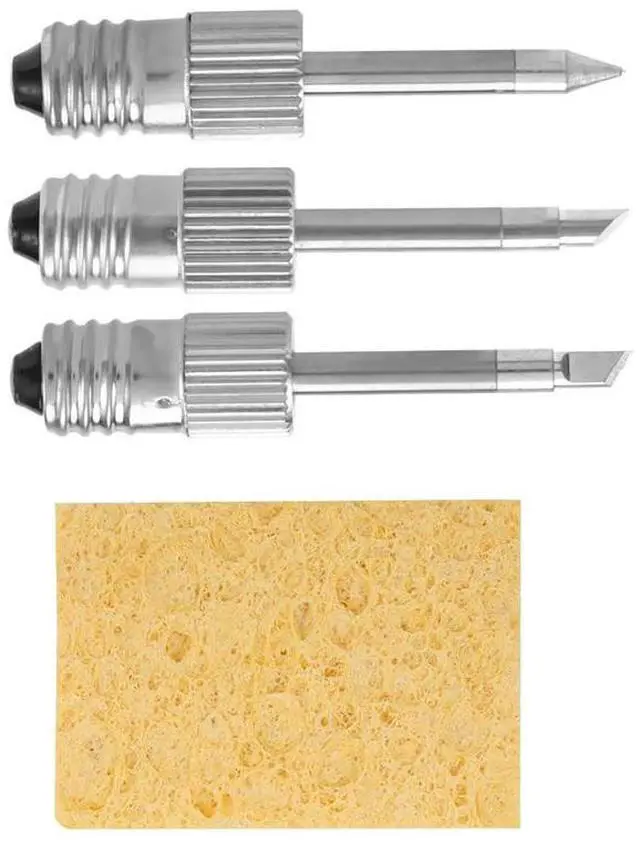 Alt view image 6 of 7 - 3Pcs Brass Soldering Tips USB Soldering Iron Head Welding Soldering Tips for E10 Interface Soldering Stations