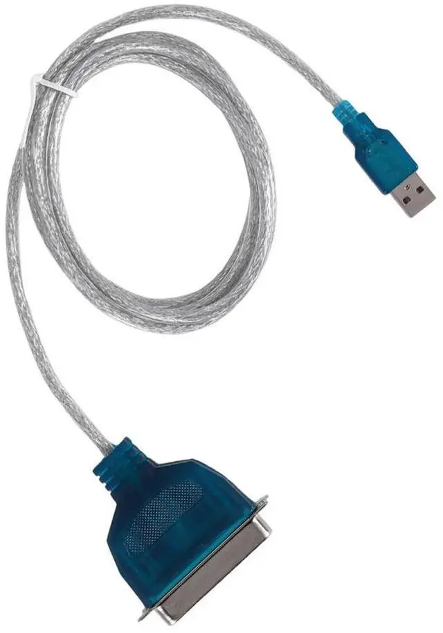 Alt view image 7 of 7 - USB to Parallel IEEE 1284 Printer Adapter Cable PC (Connect your old parallel printer to a USB port)