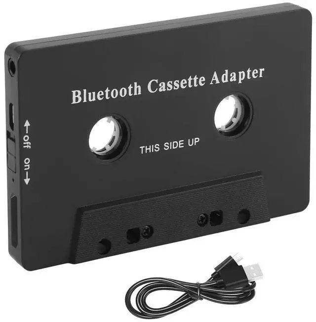 Alt view image 6 of 7 - Universal Cassette Bluetooth 5.0 Audio Car Tape Aux Stereo Adapter with Mic for Phone MP3 AUX Cable CD Player