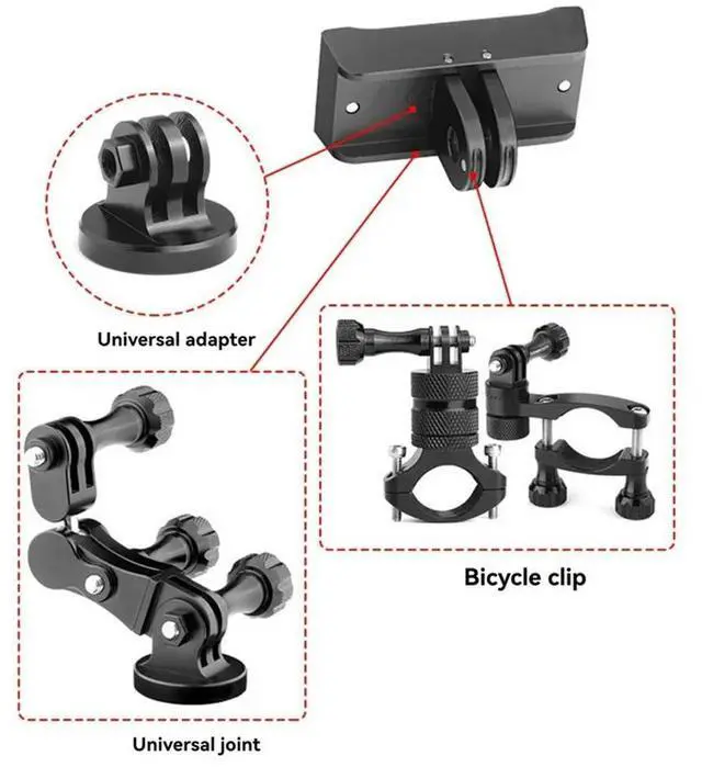Alt view image 5 of 7 - Accessory For Secure Attachment Quick Release Adapter For X5 X4 Cameras 1/4 Screw Hole Conversion
