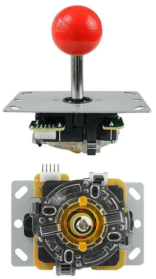 Alt view image 7 of 7 - 2X 5Pin Arcade Joystick 4/8 Way Fighting Stick Replacement Parts For Game Arcade DIY Joystick(A)