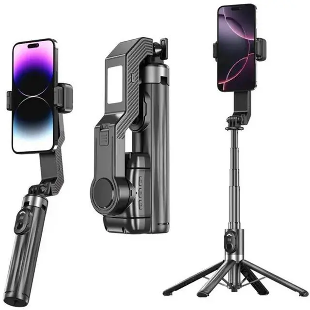 Alt view image 7 of 7 - Handheld Gimbal Stabilizer Smartphone Camera Stabilizer For Smartphones Tiktok Vlog Youtuber Live Video Reco