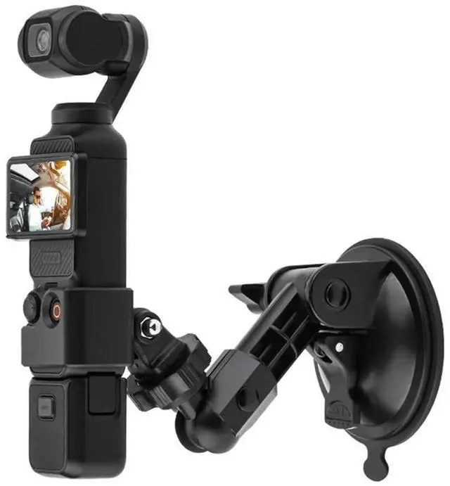 Alt view image 5 of 7 - Car Accessories Suction Cup Car Mount For OSMO Pocket 3 Action Camera Holder Gimbal Stabilizer Secure Mounting