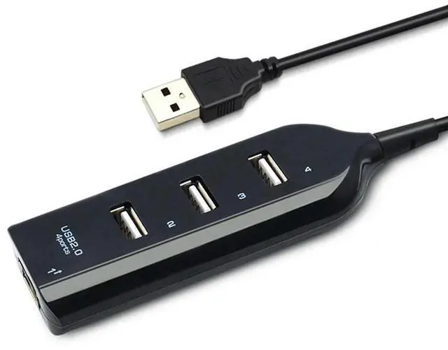 Alt view image 7 of 7 - 10X USB Hub 2.0 Multi-USB High Speed Hub Splitter 4-Port USB Hub Adapter For Laptop Receiver Computer Accessories