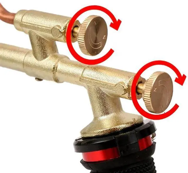 Alt view image 7 of 7 - High Temperature Welding Torch Silver Copper Aluminum Welding Tools Propane Gas Torch