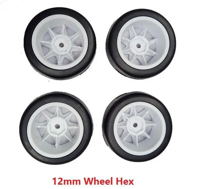 Alt view image 7 of 7 - 12Pcs 58Mm Tires 12Mm Hex Wheels With Sponge For 1/10 1/12 RC Drift Car 3Racing Sakura M4 M5 MST TCR Tamiya M04 M0
