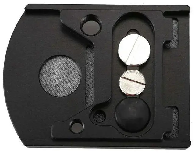 Alt view image 5 of 7 - 4X Camera Lens Mount 410PL Quick Release Plate For Manfrotto 405 410 For RC4 Quick Release System Black