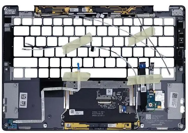 Alt view image 6 of 6 - 0N7FH6 06JJT3 for Latitude 9430 2-in-1 Laptop Top Case Toucad Antenna Notebook Top Cover Case