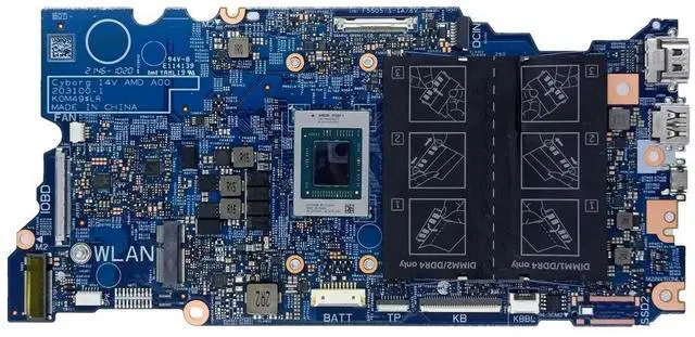 Alt view image 3 of 6 - 078X6R For 5515 Laptop Motherboard R5-5500U Mainboard 203099-1