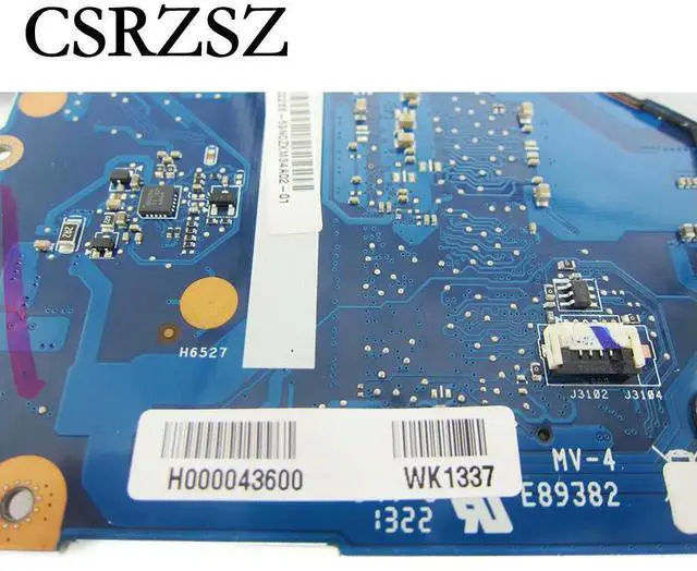 Alt view image 3 of 3 - For Satellite C870 L870 L870D C870D L875 Laptop Motherboard with E1200 CPU H000043600 Mainboard