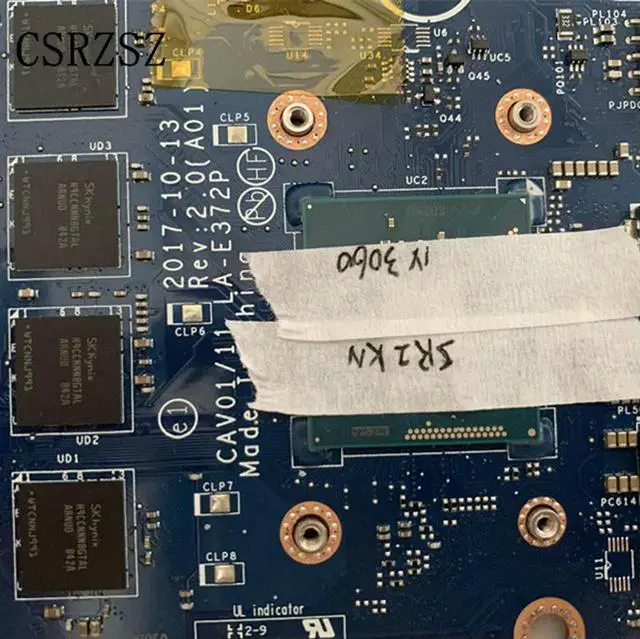 Alt view image 2 of 3 - For Chromebook 11 3180 Laptop motherboard with N3060 CPU CAV01/11 LA-E372P 100% Fully tested