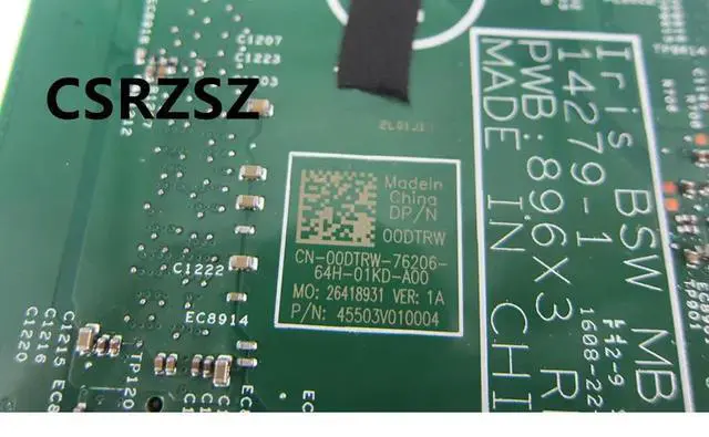 Alt view image 3 of 3 - CN-00DTRW 00DTRW 0DTRW For inspiron 3552 3452 Laptop motherboard 14279-1 N3050 CPU 100% Tested work