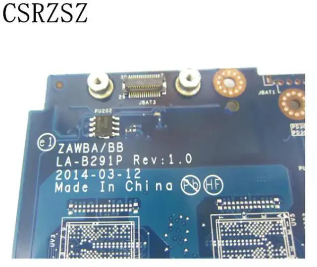 Alt view image 3 of 3 - For B50-45 Laptop motherboard with E1-6010u CPU LA-B291P working well