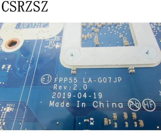 Alt view image 3 of 3 - For 15-DB 15T-DB with YM3050 CPU Laptop motherboard FPP55 LA-G07JP 100% Fully Tested