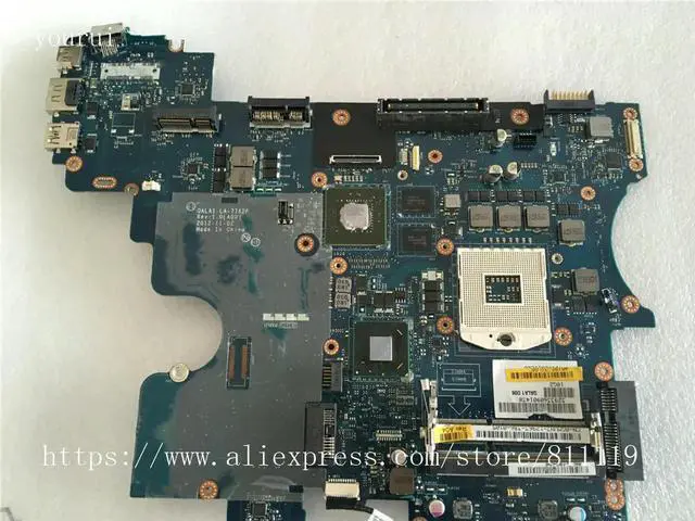 Alt view image 3 of 3 - For Latitude E6530 series laptopmotherboard CN-0GMVN7 0GMVN7 GMVN7 QALA1 LA-7762P Tested ok