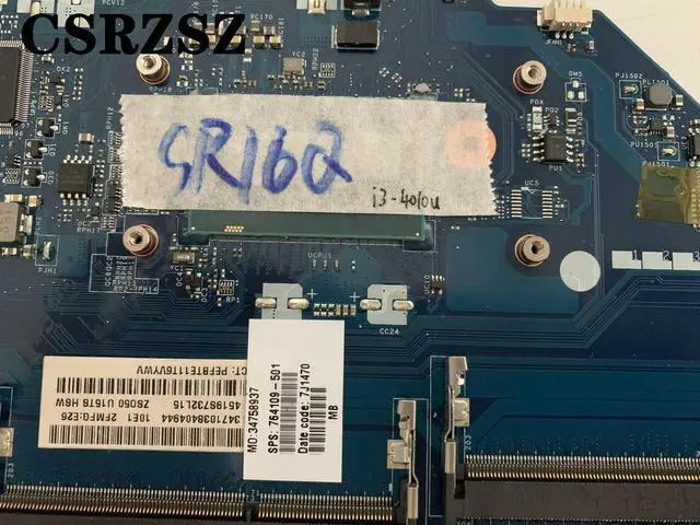 Alt view image 3 of 3 - For Laptop motherboard 15-R Mainboard 764109-501 LA-A992P Processor i3- 4010u CPU Tested work