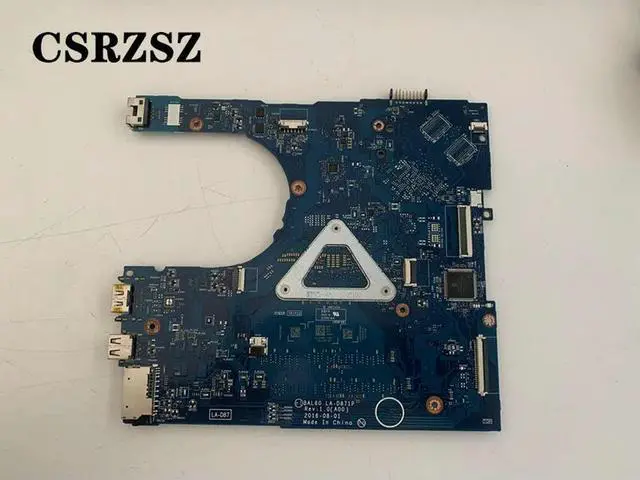 Main image of For Inspiron 5468 5568 Laptop motherboard LA-D871P CN-0DMD9K 0DMD9K DMD9K with i3-7100u CPU Tested worked
