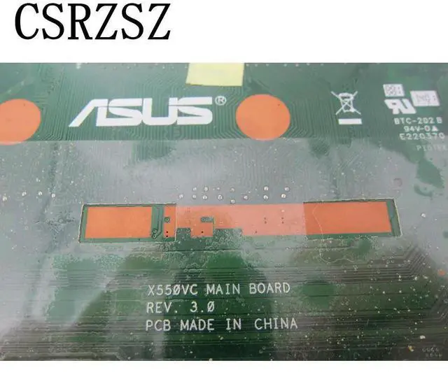 Alt view image 3 of 3 - For X550VC R510V X550V X550 Laptop Motherboard X550VC 4GB RAM 2GB GT720M GPU Mainboard