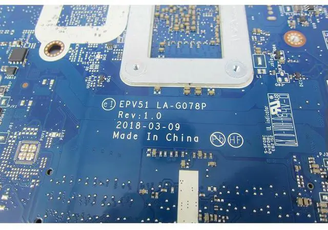 Alt view image 3 of 3 - Mainboard For 15-DB 15T-DB with E2-9000 Laptopmotherboard EPV51 LA-G078P 100% Fully tested