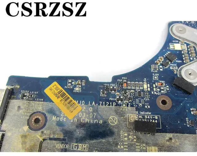 Alt view image 3 of 3 - For aspire 3830 3830T Laptop motherboard MBRFN02002 LA-7121P Fully test ok