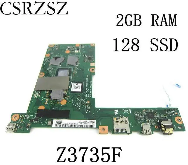 Alt view image 2 of 3 - For X205TA X205T Laptop Motherboard 2GB RAM Z3735F CPU 128G SSD Mainboard