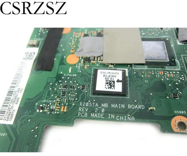 Main image of For X205TA X205T Laptop Motherboard 2GB RAM Z3735F CPU 128G SSD Mainboard