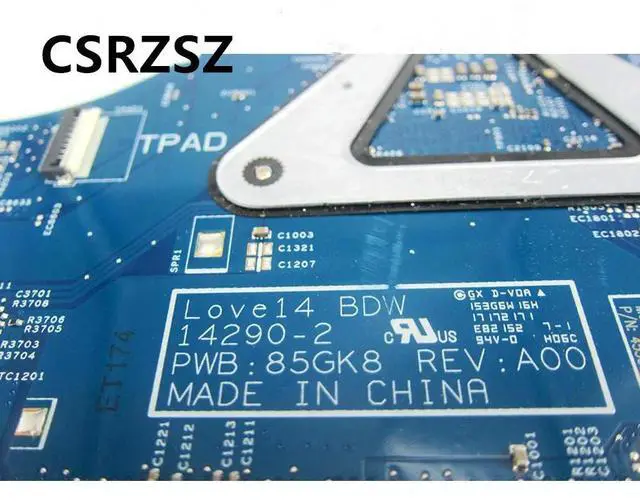 Alt view image 3 of 3 - CN-05YW2H CN-0D0PG7 14290-2 For Latitude 3460 3560 Series motherboard with i5-5200u CPU Test work
