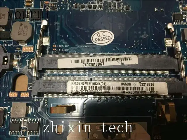 Alt view image 3 of 6 - yourui For K55DE K55DR Laptop motherboard REV 2.0 DDR3 Test work