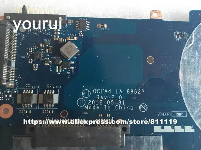 Alt view image 3 of 6 - For MotherBoard FOR NP350 NP350V5C NP350V5X QCLA4 LA-8862P BA59-03539A BA59-03551A DDR3