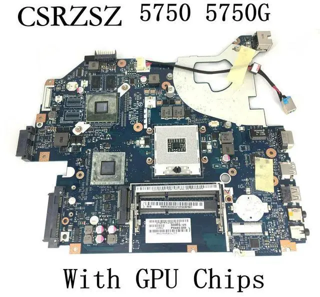 Alt view image 2 of 3 - 5750G For ASPIRE 5750 5750G 5755G Laptop Motherboard with GT520M GPU P5WE0 LA-6901P HM65 Mainboard