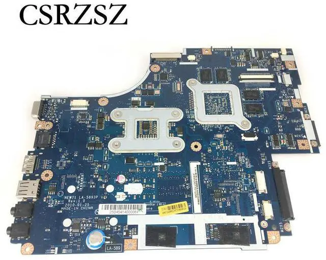 Alt view image 2 of 3 - For Aspire 5742 5742G 5741 5741G Laptop Motherboard LA-5893P HM55 with GT320M GPU Mainboard