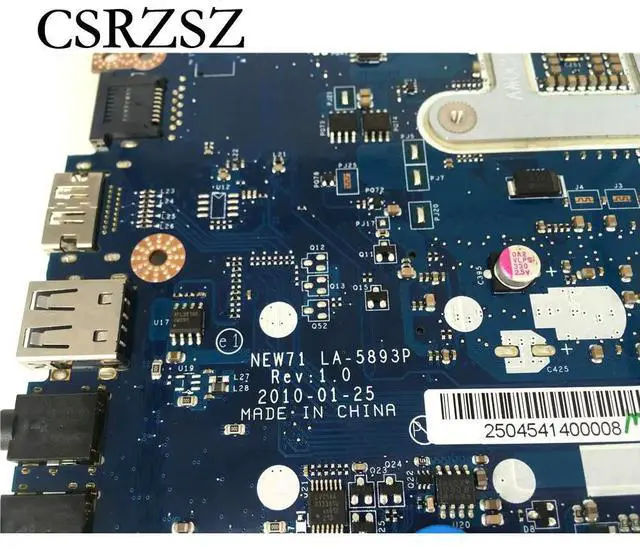 Alt view image 3 of 3 - For Aspire 5742 5742G 5741 5741G Laptop Motherboard LA-5893P HM55 with GT320M GPU Mainboard