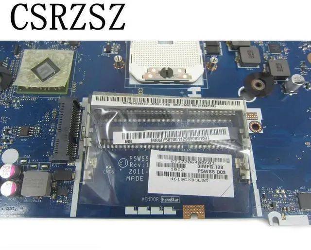 Main image of For Gateway NV55 NV55S Laptop motherboard P5WS5 LA-6973P DDR3 100% Test work