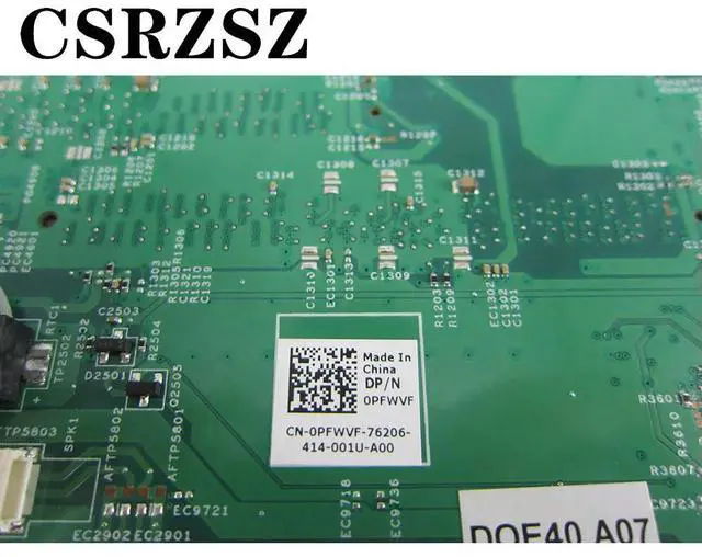 Alt view image 3 of 3 - For inspiron 3437 5437 Laptopmotherboard CN-0PFWVF 0PFWVF PFWVF with i7-4500u gt720m Test ok 100%