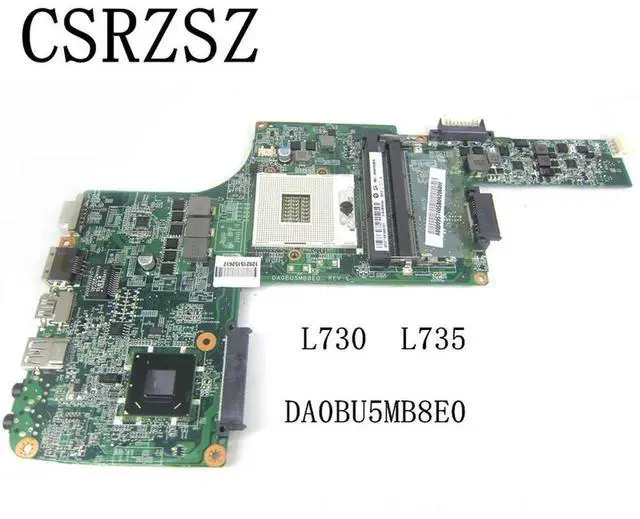 Main image of For Satellite L730 L735 Laptop motherboard DA0BU5MB8E0 100% Test ok