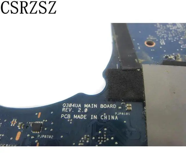 Alt view image 3 of 6 - For Q304UA Laptop motherboard REV 2.0 i5-6200u CPU Q304UA mainboard Test ok