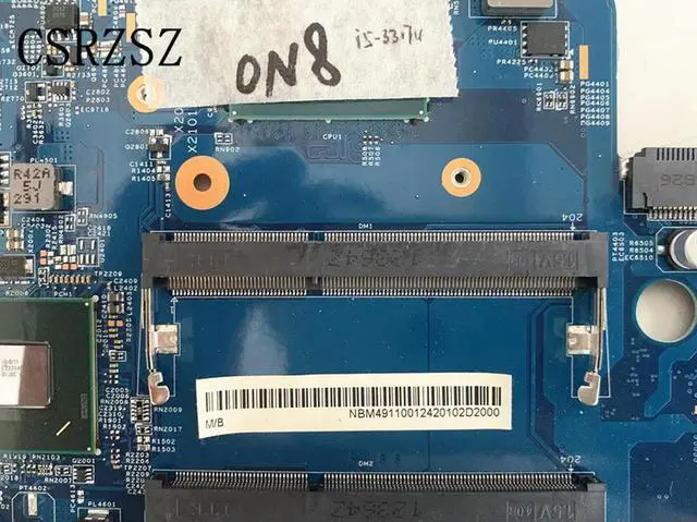 Alt view image 2 of 3 - For aspire V5-571 V5-471 Laptop motherboard i5-3317u CPU 11309-4M 48.4TU05.04M Test work