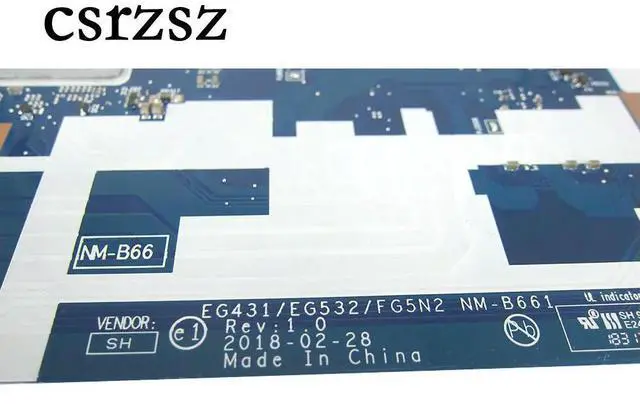 Alt view image 3 of 3 - For 330-15IGM Laptop Motherboard N5000 CPU EG431 EG532 NM-B661 5B20R33812 Mainboard
