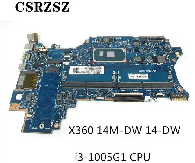Alt view image 2 of 3 - L96510-001 L96510-601 6050A3156701 For Pavilion X360 14M-DW 14-DW Laptop motherboard with i3-1005G1 Tested work